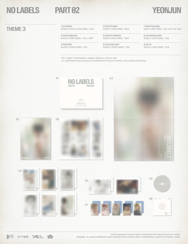 YEONJUN (TXT) - NO LABELS: PART 02 MINI ALBUM