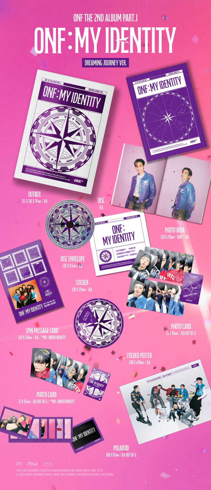 ONF - ONF:MY IDENTITY PART.1 THE 2ND ALBUM