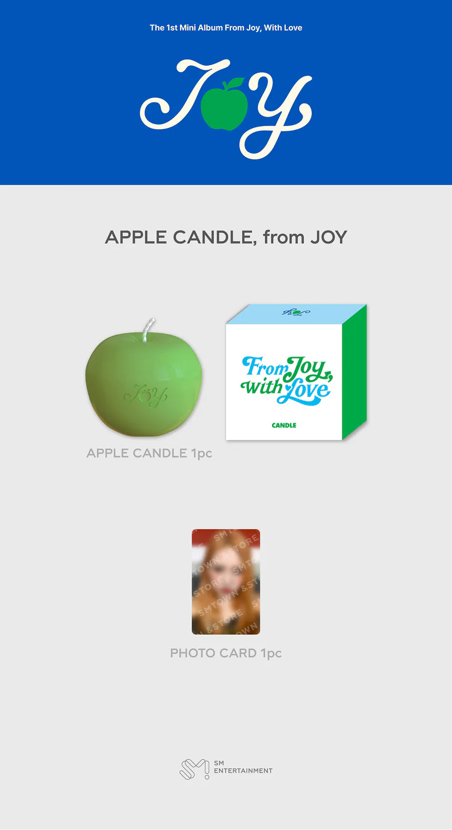 JOY (RED VELVET) - FROM JOY, WITH LOVE OFFICIAL MD APPLE CANDLE