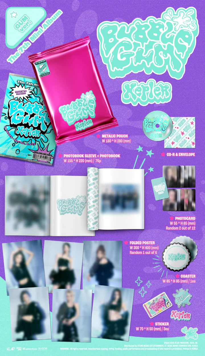 KEP1ER - SÉPTIMO MINIÁLBUM DE BUBBLE GUM