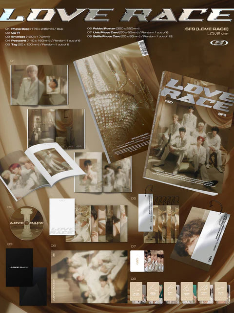 SF9 - LOVE RACE 15º MINI ÁLBUM