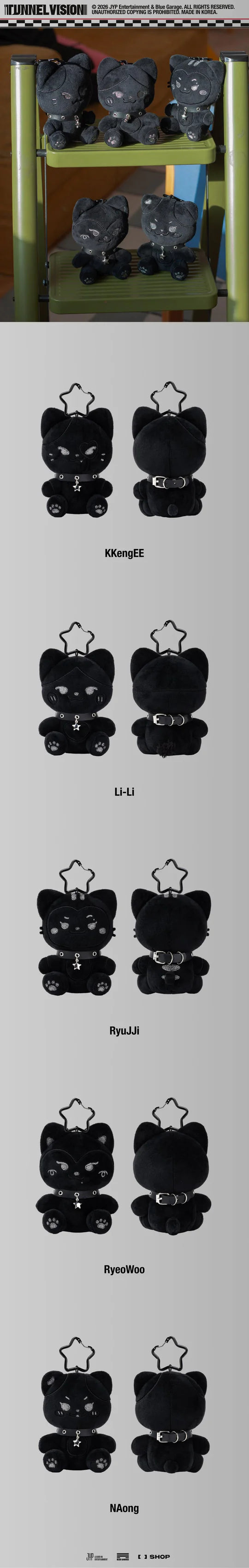 ILLIT - LLAVERO DE PELUCHE OFICIAL DE MD DEL 1.er ANIVERSARIO DE DEBUT