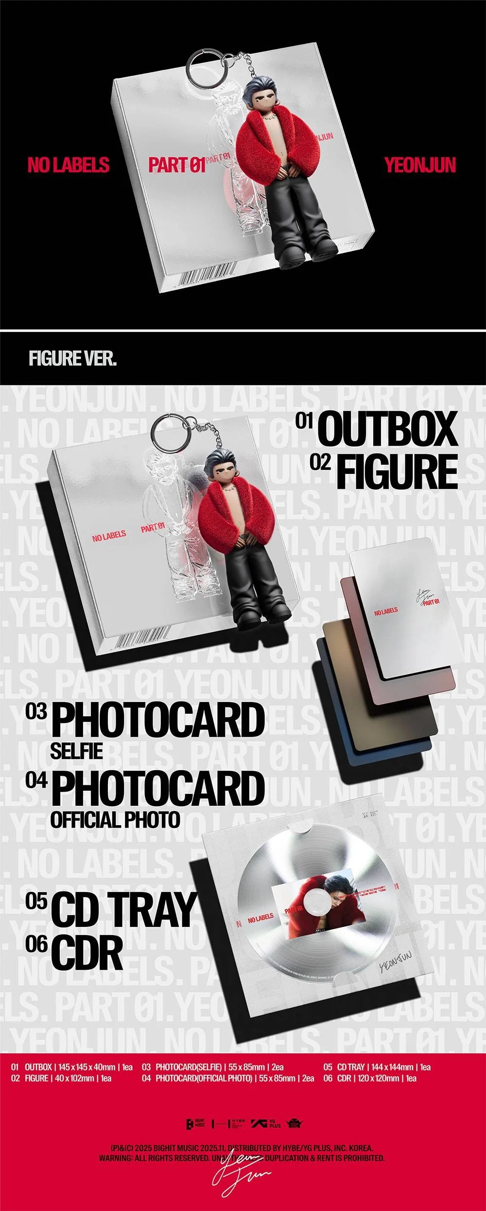 YEONJUN - SIN ETIQUETAS: PARTE 01 (VERSIÓN FIGURA)