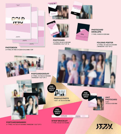 ITZY - MINI ÁLBUM GOLD 9