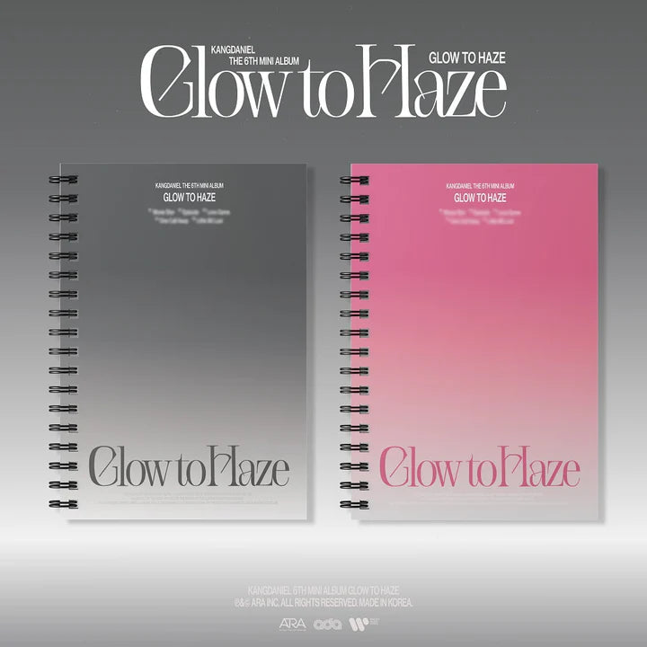 KANG DANIEL - GLOW TO HAZE 6TH MINI ALBUM [PHOTOBOOK VER.]