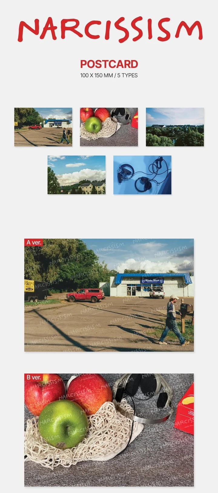 JAEMIN (NCT DREAM) - NARCISSISM 1ST PHOTO EXIHIBITION OFFICIAL MD POSTCARD