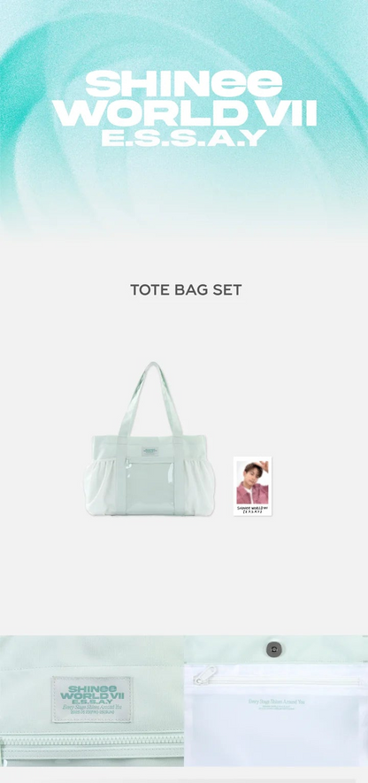 SHINEE - ESSAY WORLD VII SET DE BOLSAS DE MANO OFICIAL DE MD