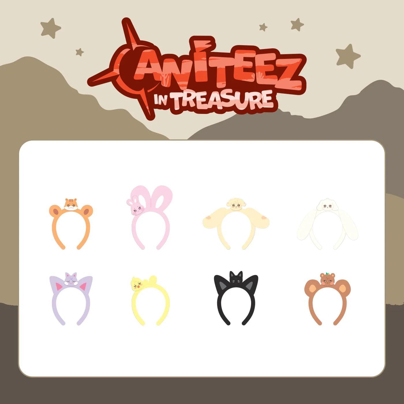 ATEEZ - ANITEEZ EN TREASURE POP-UP MD BANDA PARA EL CABELLO