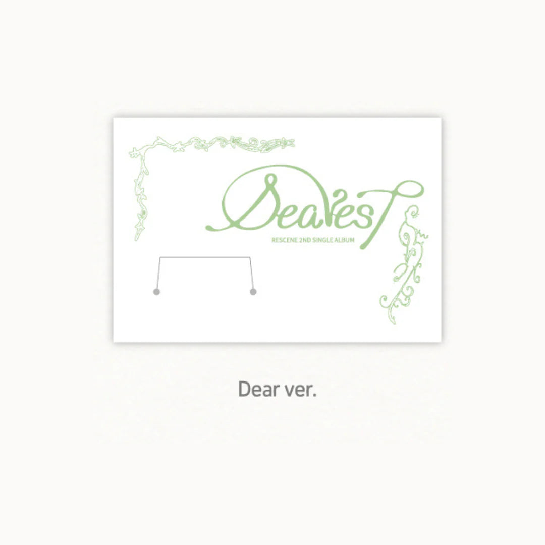 RESCENE - ÁLBUM SENCILLO 2ND DEAREST [VERSIÓN QR]