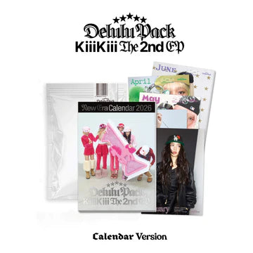 KIIIKIII - DELULU PACK 2ND EP ALBUM [CALENDAR VER.]