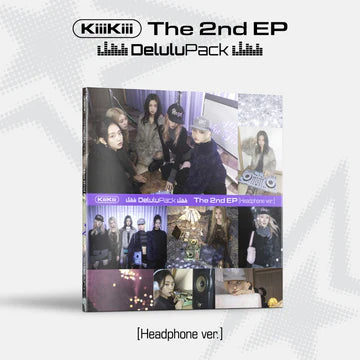 KIIIKIII - DELULU PACK 2ND EP ALBUM [HEADPHONE VER.]
