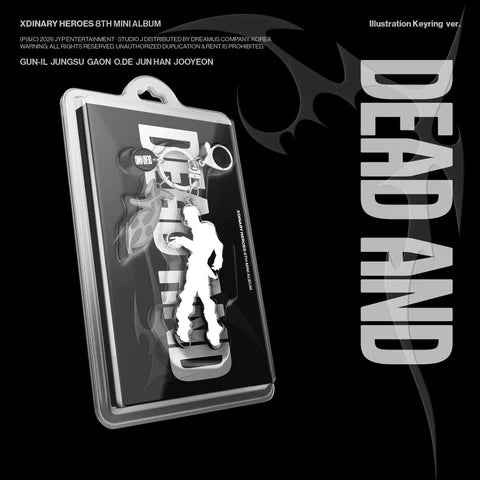 XDINARY HEROES - DEAD AND 8TH MINI ALBUM [ILLUST KEYRING VER.]