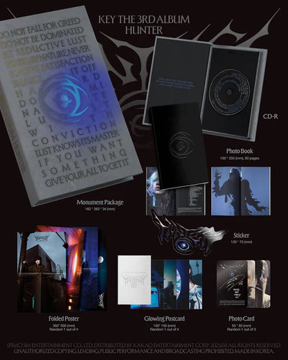 KEY (SHINEE) - HUNTER 3RD ALBUM [PACKAGE MONUMET VER.]