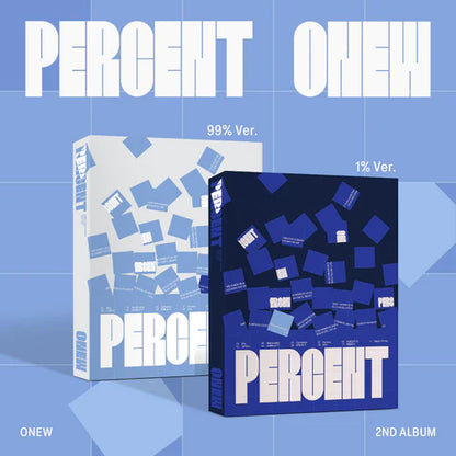 ONEW (SHINEE) - VOL.2 PERCENT 2ND ALBUM [PHOTOBOOK VER.]