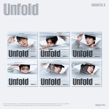 MONSTAX - UNFOLD AMERCAN STUDIO ALBUM [DIGIPACK VER.]