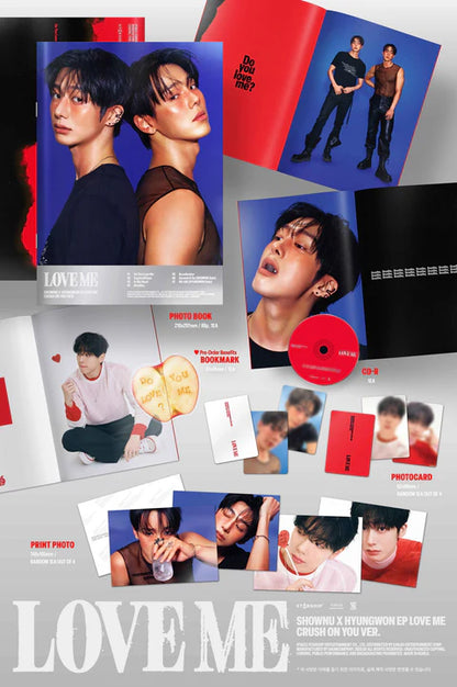 SHOWNU X HYUNGWON (MONSTA X) - LOVE ME EP ALBUM [CRUSH ON YOU VER.]