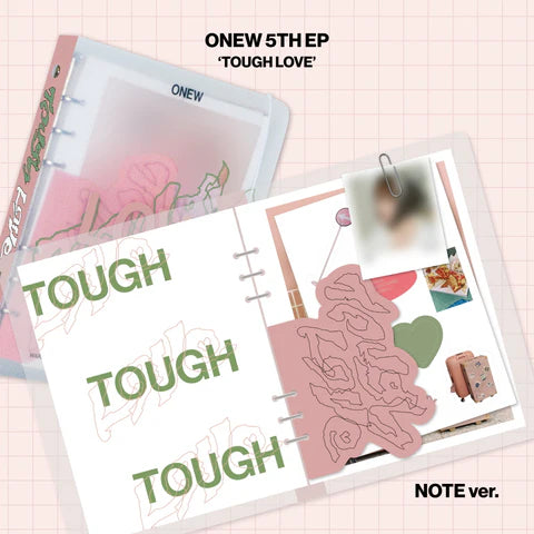 ONEW (SHINEE) - TOUGH LOVE 5TH MINI ALBUM [NOTE VER.]