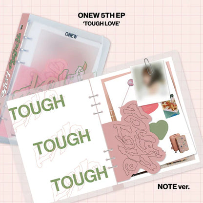 ONEW (SHINEE) - TOUGH LOVE 5TH MINI ALBUM [NOTE VER.]