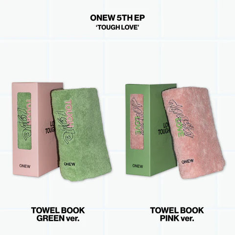 ONEW - 5º MINI ÁLBUM TOUGH LOVE [VER. LIBRO-TOALLA]