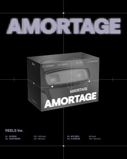 JISOO (BLACKPINK) - AMORTAGE MINI ALBUM [REELS VER.]
