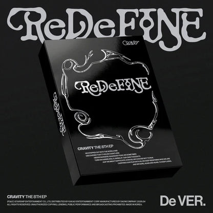 CRAVITY - REDEFINE 8TH MINI ALBUM [DE VER.]