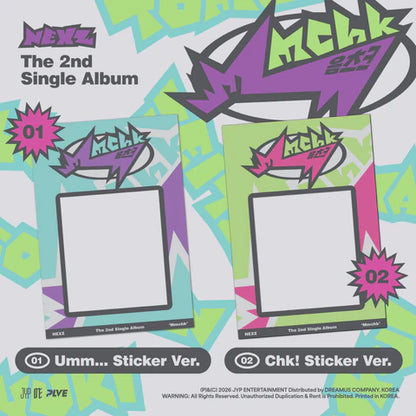 NEXZ - MMCHK 2ND SINGLE ALBUM [STICKER VER.]