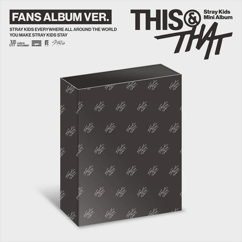 STRAY KIDS - THIS & THAT 10TH MINI ALBUM [FANS VER.]