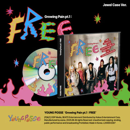 YOUNG POSSE - GROWING PAIN PT.1: ÁLBUM GRATIS [VERSIÓN JEWEL CASE]