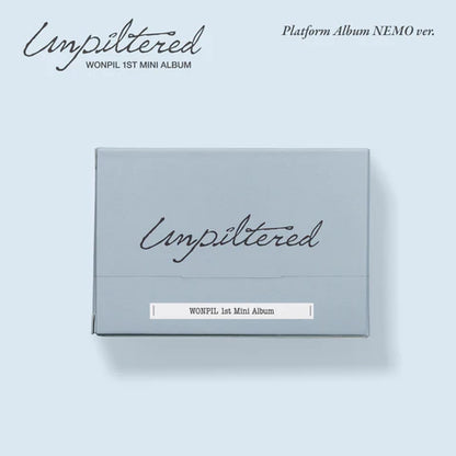 WONPIL (DAY6) - UNPILTERED 1ST MINI ALBUM [PLATAFORM VER.]