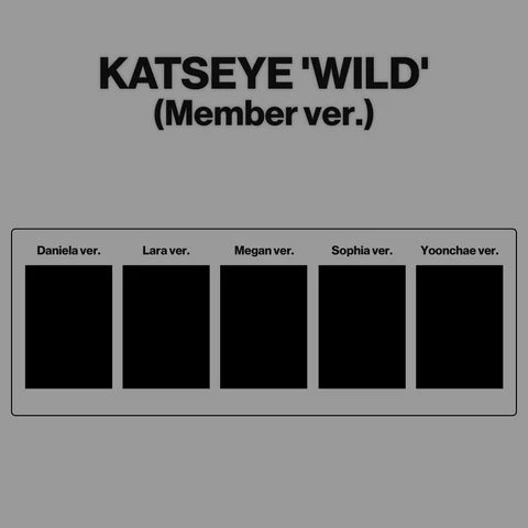 (PRE-ORDER) KATSEYE - WILD EP ALBUM  [MEMBER VER.] POB