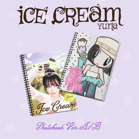 YUNA (ITZY) - ICE CREAM 1ST MINI ÁLBUM [VER. LIBRO DE FOTOS]