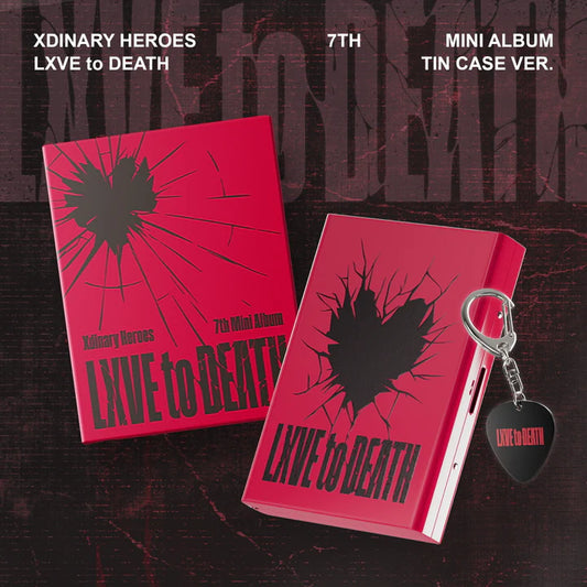 XDINARY HEROES - LXVE TO DEATH 7.º MINI ÁLBUM [VERSIÓN EN CAJA DE LATA]