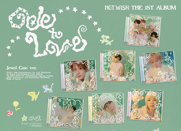NCT WISH - ODE TO LOVE 1ST ALBUM [JEWEL CASE VER.]