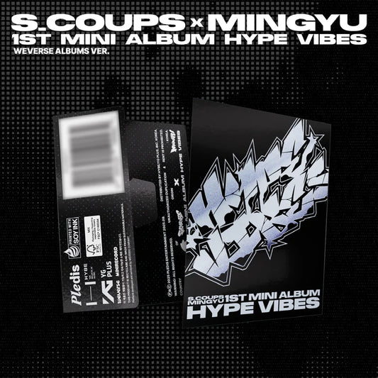 S.COUPS X MINGYU (SEVENTEEN) - HYPE VIBES 1ER MINI ÁLBUM [VERSIÓN DEL ÁLBUM WEVERSE]