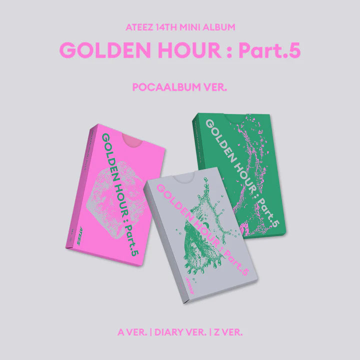 (PRE-ORDER) ATEEZ - GOLDEN HOUR: PART.5 14TH MINI ALBUM