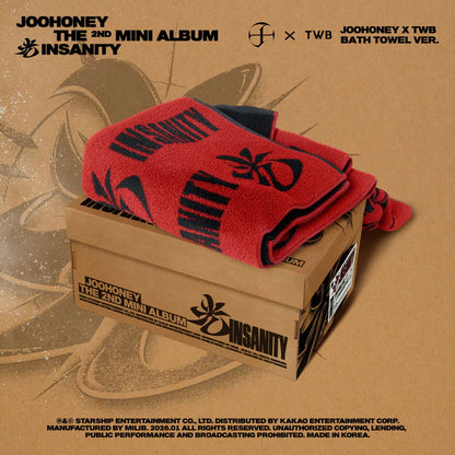 JOOHONEY (MONSTA X) - 光 INSANITY 2ND MINI ALBUM [TWB BATH TOWEL VER.]