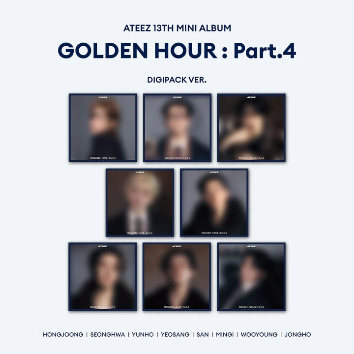 ATEEZ - GOLDEN HOUR : PART.4 13º MINI ÁLBUM [VER. DIGIPACK]