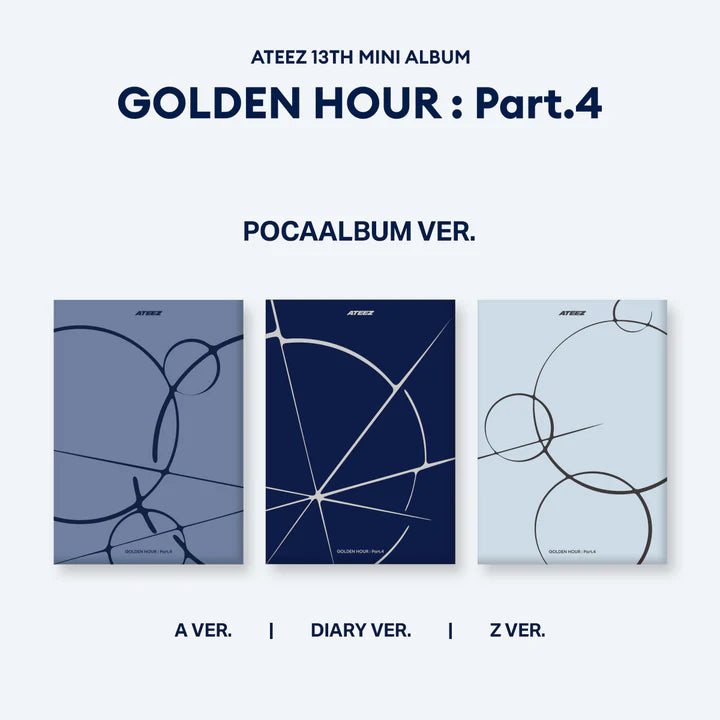 ATEEZ - GOLDEN HOUR : PART.4 13TH MINI ALBUM [POCAALBUM VER.]