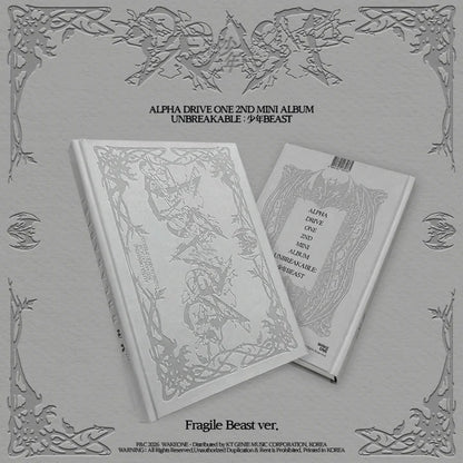 ALPHA DRIVE ONE - UNBREAKABLE: 少年BEAST 2ND MINI ALBUM [FRAGILE BEAST VER.]