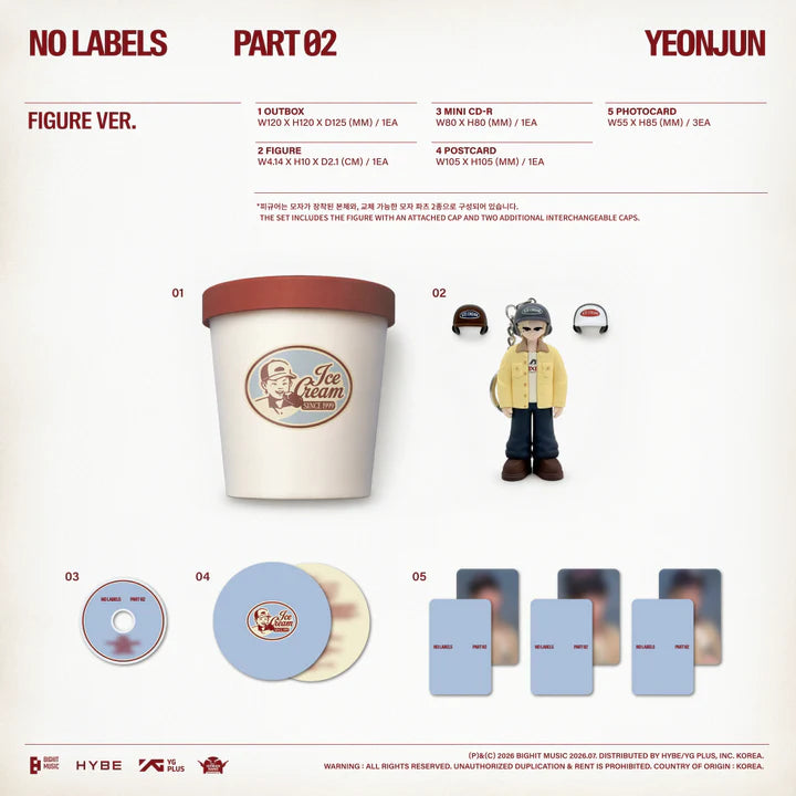YEONJUN (TXT) - NO LABELS: PART 02 MINI ALBUM [FIGURE VER.]