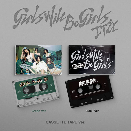 ITZY - ÁLBUM GIRLS WILL BE GIRLS [VERSIÓN EN CINTA DE CASSETTE]