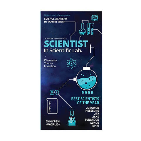 ENHYPEN - COLECCIÓN DE TARJETAS DE CUPÓN MUNDIAL SCIENTIST [VERSIÓN BÁSICA]