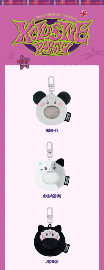 XDINARY HEROES - XCLUSIVE PARTY 2ND FANMEETING OFFICIAL MD XDINARY MONSTERS CAN BADGE HOLDER