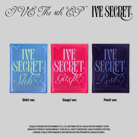 IVE - IVE SECRET 4º MINI ÁLBUM [VERSIÓN ESTÁNDAR]