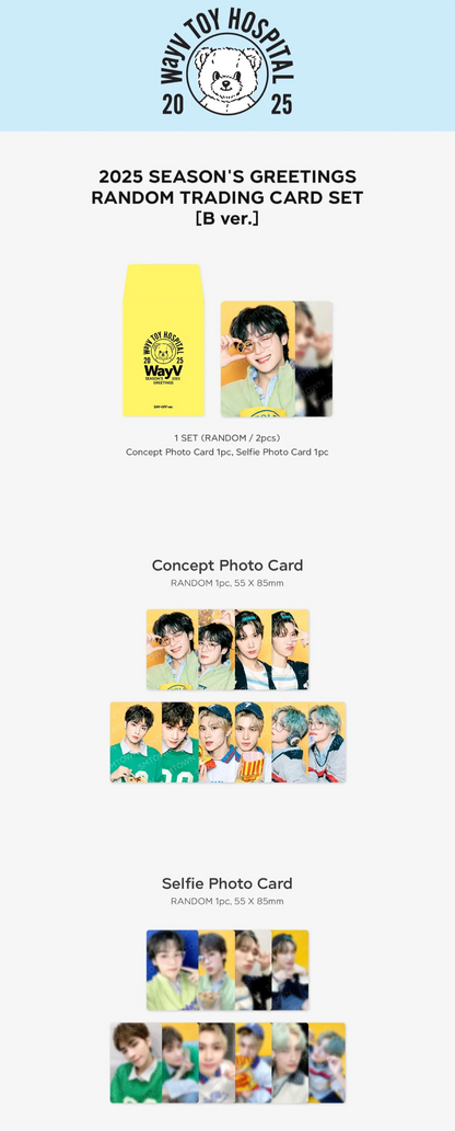 WAYV - 2025 SEASON'S GREETINGS OFFICIAL MD RANDOM TRADING CARD