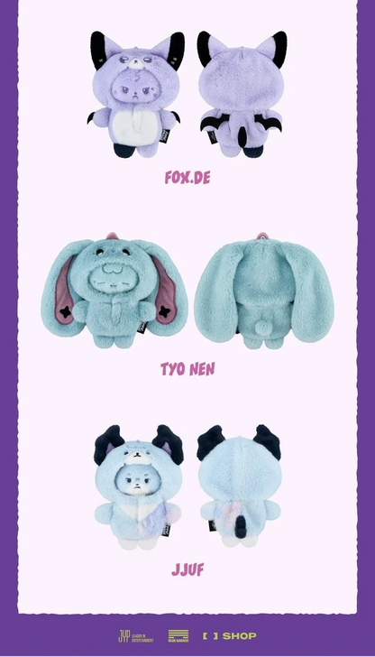XDINARY HEROES - XCLUSIVE PARTY 2ND FANMEETING OFFICIAL MD 10CM PLUSH COSTUME