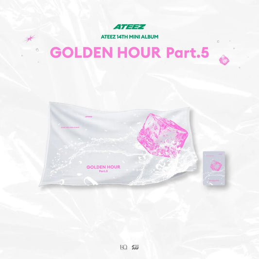 (PRE-ORDER) ATEEZ - GOLDEN HOUR: PART.5 POP-UP STORE MD SLOGAN TOWEL