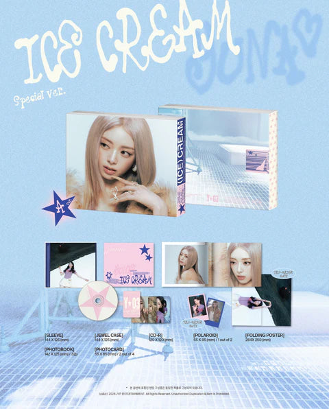 YUNA (ITZY) - ICE CREAM 1ST MINI ALBUM [SPECIAL VER.]
