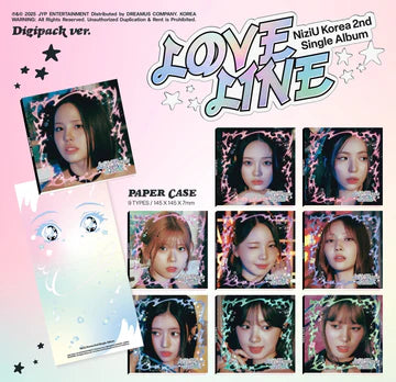 NIZIU - LOVE LINE SEGUNDO ÁLBUM SENCILLO [VERSIÓN DIGIPACK]