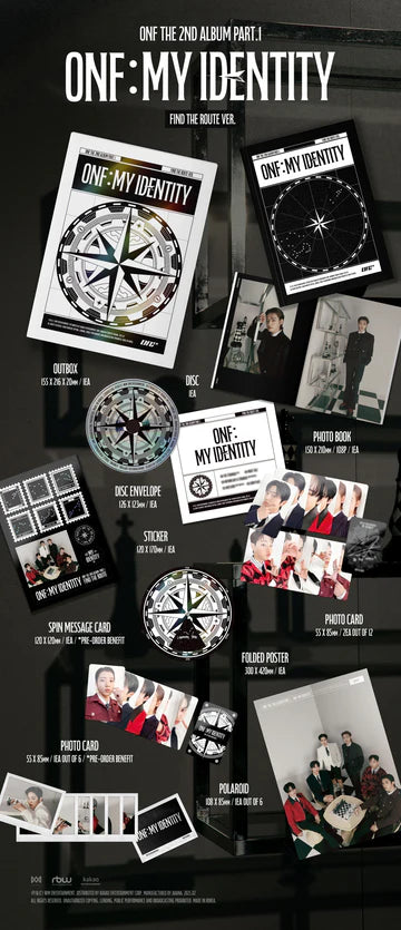ONF - ONF:MY IDENTITY PART.1 THE 2ND ALBUM